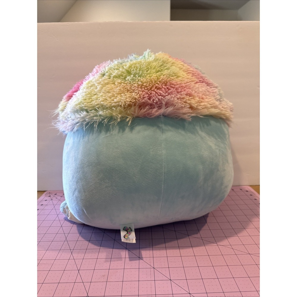 Kellytoy Zozo Tie-Dye Bigfoot Squishmallow Soft Plush Doll, Blue - Picture 2 of 6